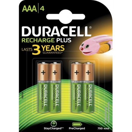 Baterija DURACELL punjiva AAA/4
