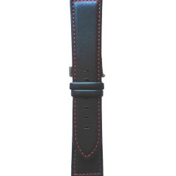 Kožni kaiš 20mm (Eko koža) Crna boja 20.62