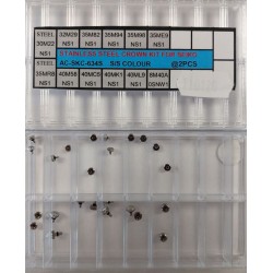 Set krunice za seiko srebrne