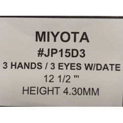 Ključ za MIYOTA  JP15D3
