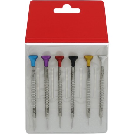Horotec - set ravnih šrafcigera 6 komada
