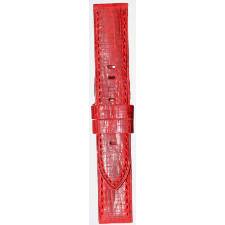Kožni kaiš 22mm Crvena boja 22.183