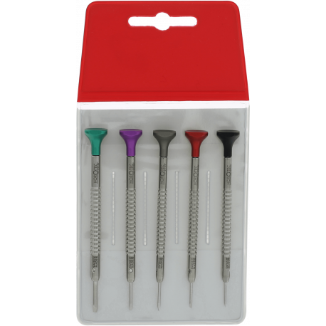 Horotec - set ravnih šrafcigera 5 komada