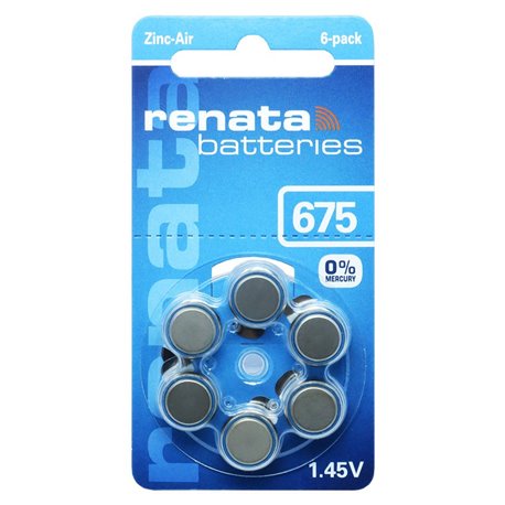 Baterija Renata ZA 675 WE6