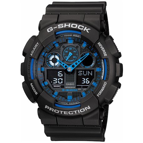 Ručni sat CASIO G-SHOCK GA-100-1A2 