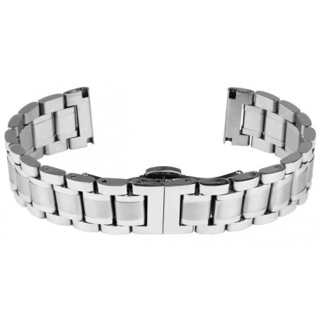 Metalni kaiš - MK22.36 Srebrni 22mm