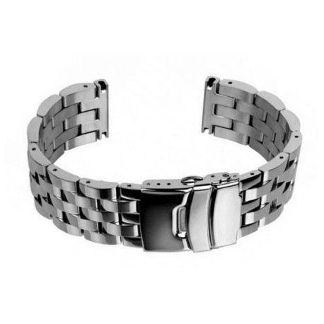 Metalni kaiš - MK22.45 Srebrni 22mm