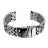 Metalni kaiš - MK22.45 Srebrni 22mm