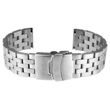 Metalni kaiš - MK22.46 Srebrni 22mm
