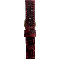 Kožni kaiš 22mm Bordo 22.293