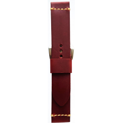 Kožni kaiš 22mm Bordo 22.290