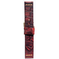Kožni kaiš 22mm Bordo 22.292