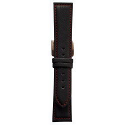 Kožni kaiš 22mm Crna 22.62