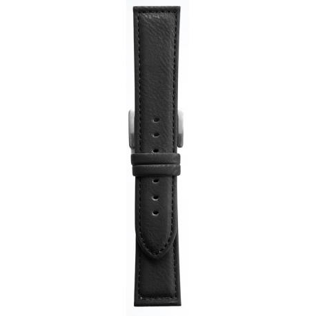 Kožni kaiš 22mm Crna 22.60