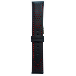 Kožni kaiš 22mm Crna 22.193