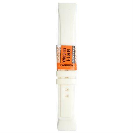 Silikonski kaiševi Diloy DIL-BR11.22 Bela