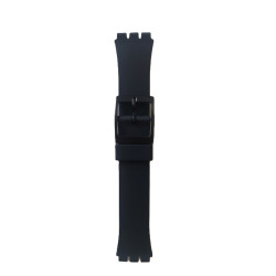Swatch silikonski kaiš 17mm Crna boja SW17.21