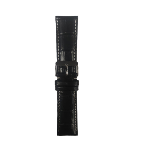 Kožni kaiš 24mm Crna 24.129