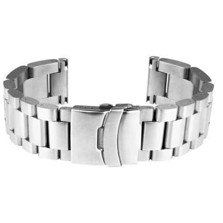 Metalni kaiš - MK24.43 Srebrni 24mm