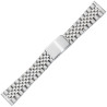 Metalni kaiš - MK22.03 Srebrni 22mm