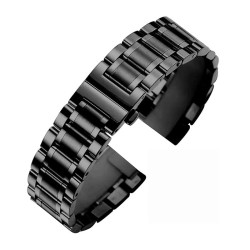 Metalni kaiš - MK20.75 Crni 20mm