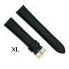 Kožni kaiševi XL 16mm Diloy DIL302EL.1 Crna