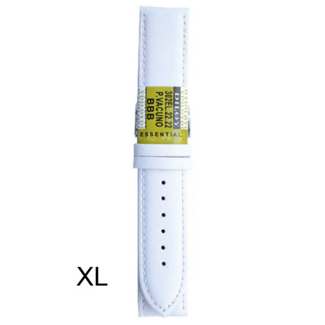 Kožni kaiš Diloy XL 12mm Diloy DIL302EL.22 Bela boja
