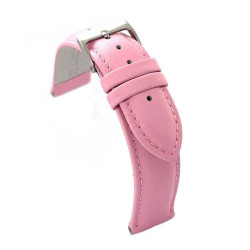 Kožni kaiš Diloy 24mm DIL302.13 Roze boja