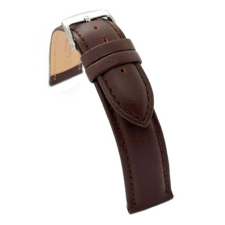 Kožni kaiš Diloy 20mm DIL302.2 Tamno braon boja