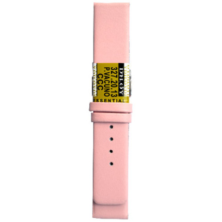 Kožni kaiš Diloy 22mm DIL327.13 Roze boja