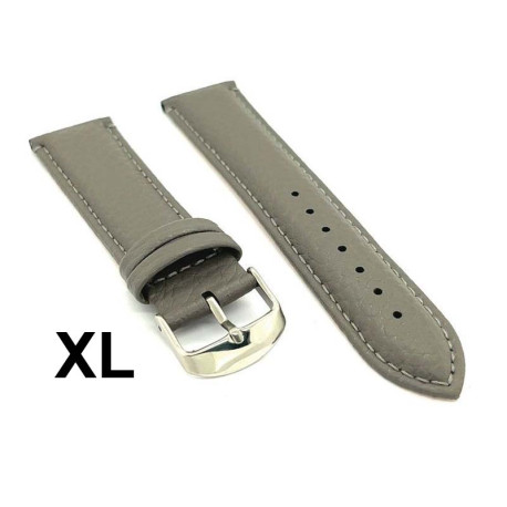 Kožni kaiš Diloy XL16mm DIL205EL.7 Siva boja