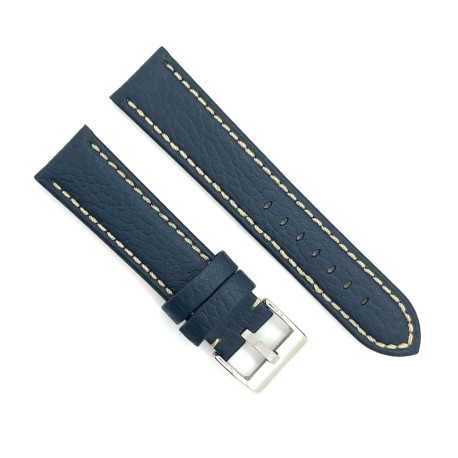 Kožni kaiš Diloy 26mm DIL376EA.5 Teget boja
