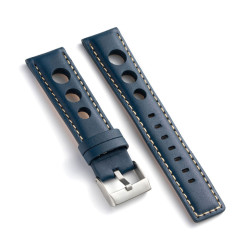 Kožni kaiš Diloy 20mm DIL355.5 Teget boja