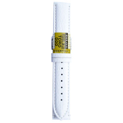 Kožni kaiš Diloy XL 24mm DIL205EL.22 Bela boja