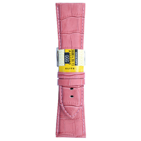 Kožni kaiš Diloy 26mm DIL368EA.13 Roze boja