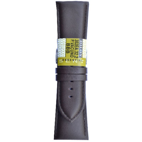 Kožni kaiš Diloy 26mm DIL302EA.2 Tamno braon boja