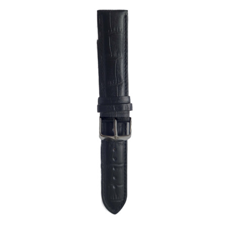 Kožni kaiš 22mm  Crna boja 22.146