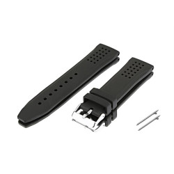 Silikonski kaiš Crna boja 24mm SK24.47