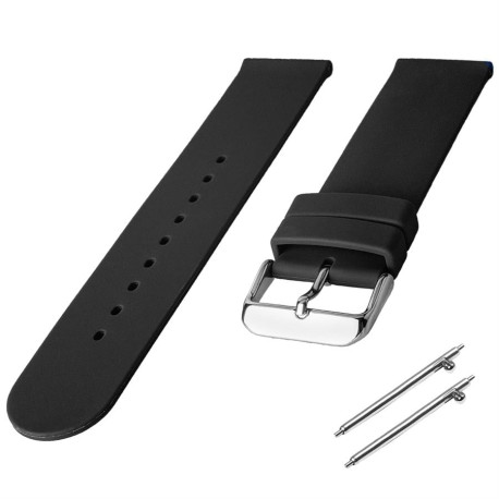 Silikonski kaiš Crna boja 22mm SK22.02