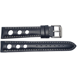 Kožni kaiš 22mm Crna 22.298