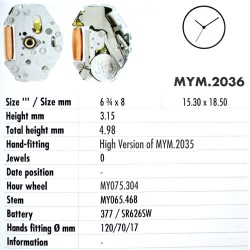 MIYOTA 2036