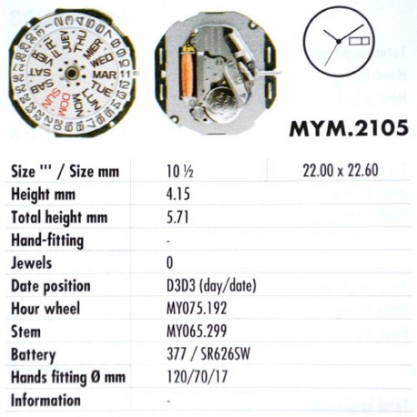 MIYOTA 2105