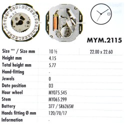MIYOTA 2115