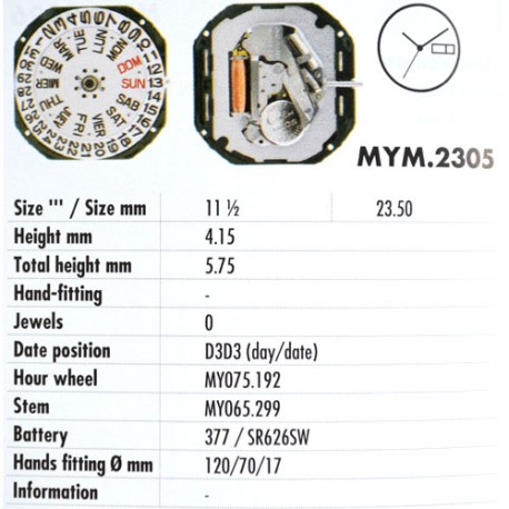 MIYOTA 2305