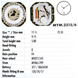 MIYOTA 2315 - D6