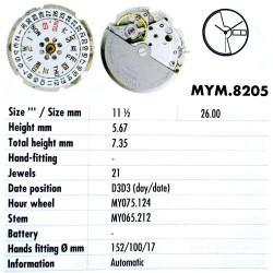 MIYOTA 8205