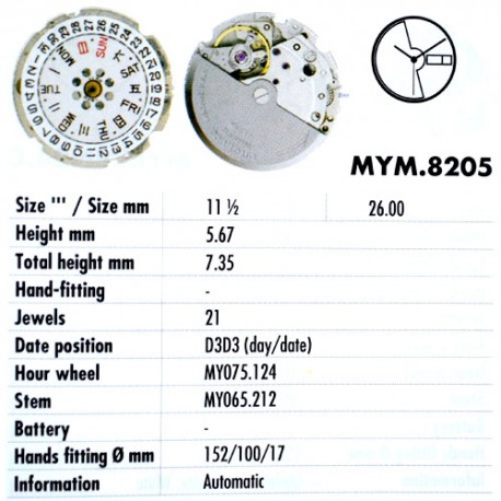 MIYOTA 8205