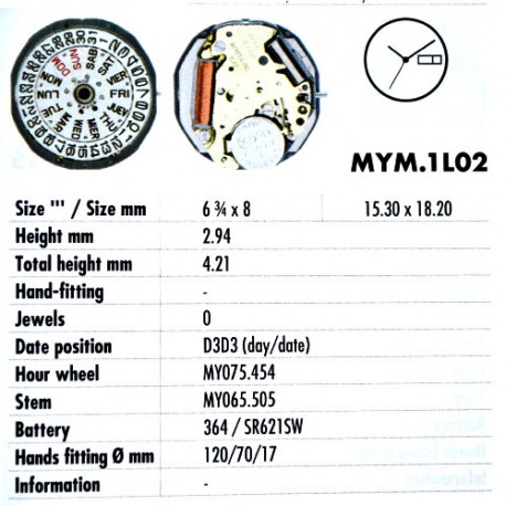 MIYOTA 1L02