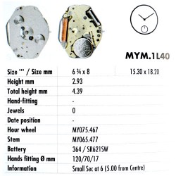 MIYOTA 1L40