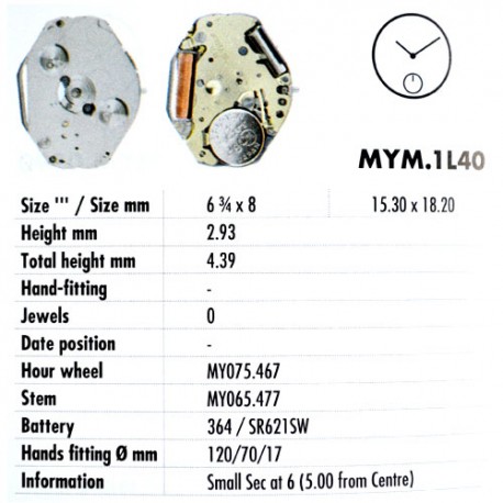 MIYOTA 1L40